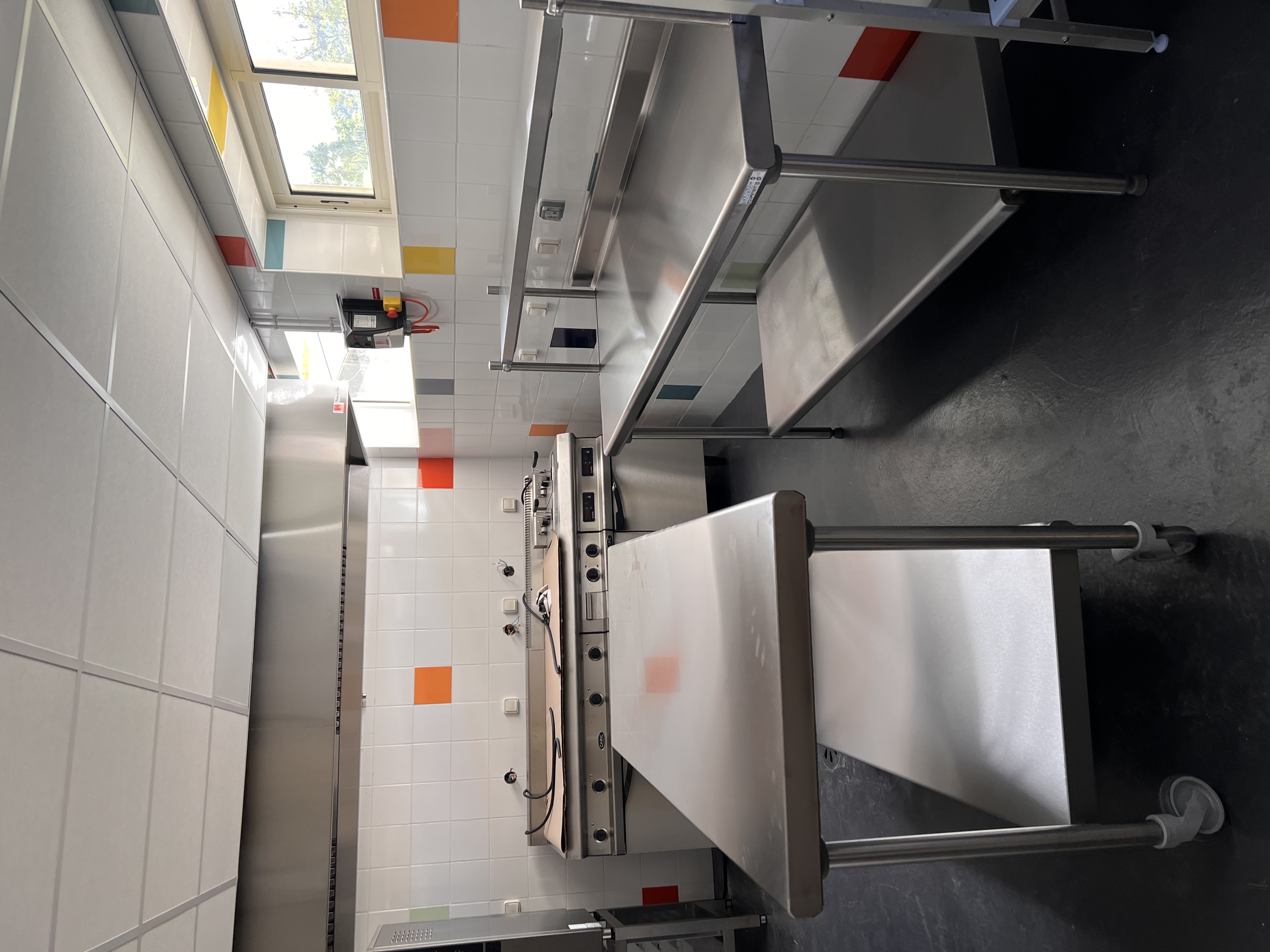 Zone cuisson et preparation inox